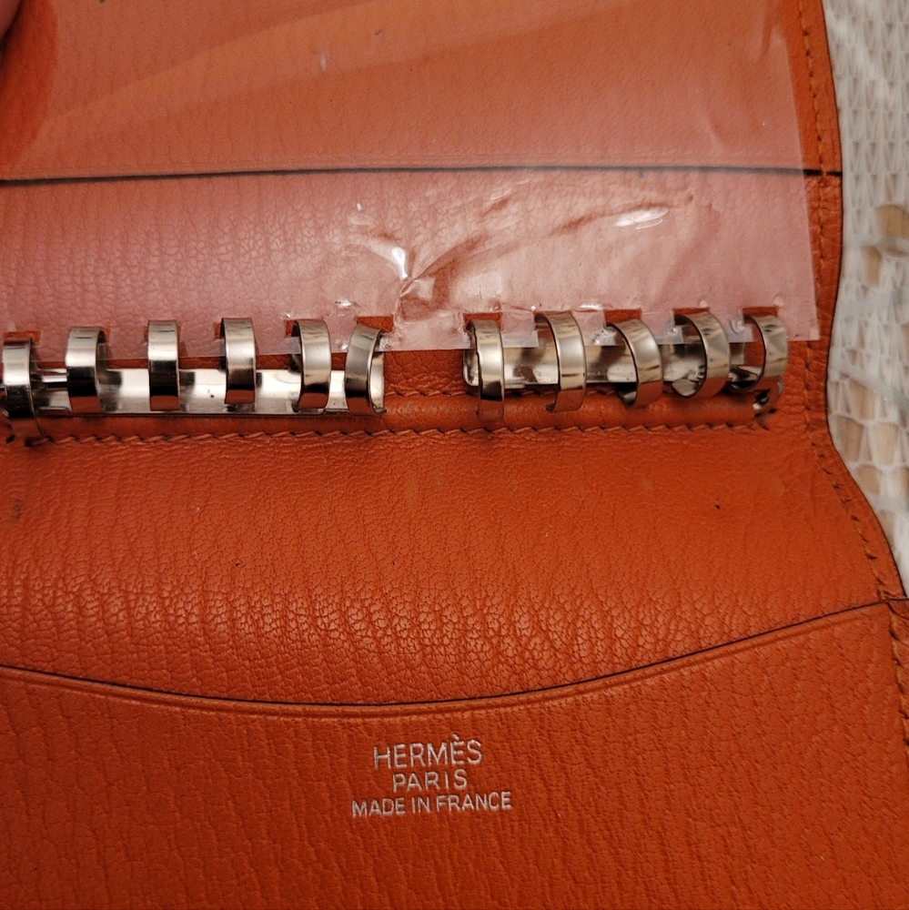 100% authetic Hermes mini notebook agenda (signature orange)